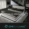Contempory Leather Bed, Genuine Leather Bed, Leather Bed With Crystals thumbnail-3