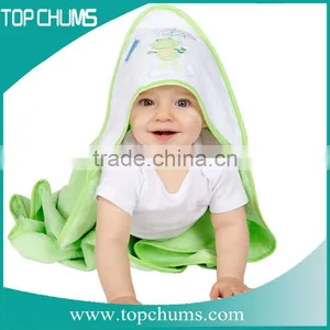 2016 China Supplier Promotional Soft and Beautiful Cotton Hooded Baby Towel thumbnail-1