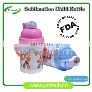 Sublimation Kids Water Bottles DIY Baby Straw Cups High Quality Outdoor Travel Children Bottles thumbnail-2