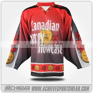 Custom Sublimation Team Ice Hockey Jerseys Made in Achieve thumbnail-4