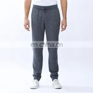 Boys Dark Marl Leisure French Terry Blank Sweatpants thumbnail-1