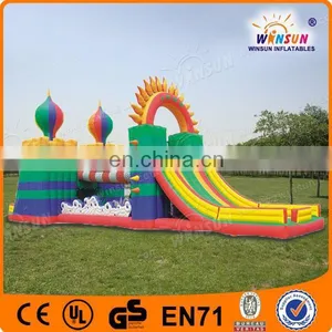 2014 Hot Selling 0.55mm PVC Cheap Amusement Park Children Inflatable Equipment thumbnail-1