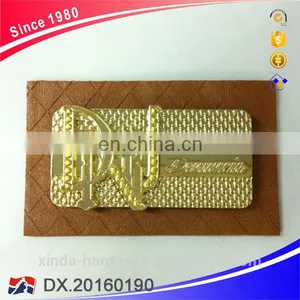 Classical Simple Metal Company Logo Leather Patch thumbnail-4