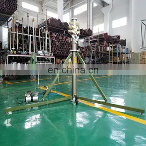 3m 4m 5m 6m 7m 8m 9m Portable Telescopic Mast Mobile Mast Telescopic Tripod Tower for Lights Monitor Ambulance Emergency Rescue thumbnail-6