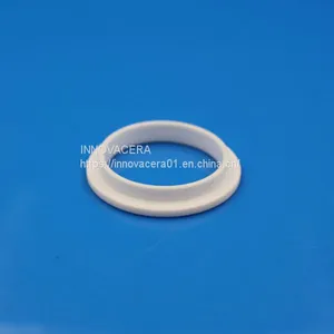 Heating Resistant 96 Alumina Ceramic Ring For Steel Industry/INNOVACERA thumbnail-1