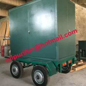 Locomotive Insulated Oil Filtration Machine, Fully-enclosed Insulating Oil Purifier With 4 Tyres thumbnail-2