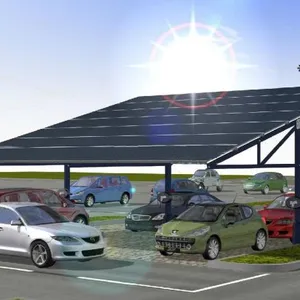 Suitable For Hospital Stainless Steel Solar Power Carport thumbnail-1