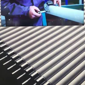 Industrial Fused Silica Quartz Ceramic Roller for Glass Tempering Furnaces thumbnail-1
