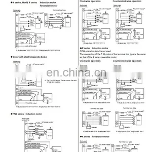 Gear Motor SB32S-IN Gear Head Small Motor 200V 3A thumbnail-3