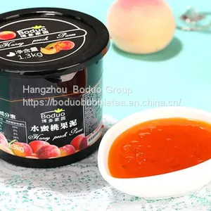 Boduo Juicy Peach Puree Fruit Flavored Jam thumbnail-4