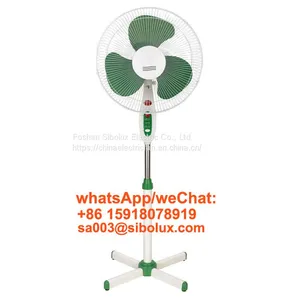 16 Inch Electric Plastic Standing Fan/ Stand Fan With Cross Base and Remote Control thumbnail-1