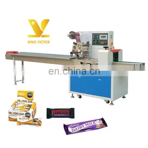 Nitrogen Flushing Automatic Granola Bar Packaging Machine thumbnail-1