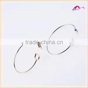 Girl Jewelry Gold Expandable Metal Cuff Bangles Bracelets Manufacturer thumbnail-1