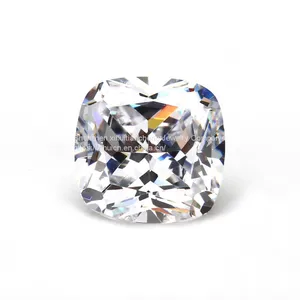 VS+ Cushion Cut Moissanite White E/F Color Moissanite Faceted Cushion Moissanite Loose Stone for Pendant/Ring thumbnail-1