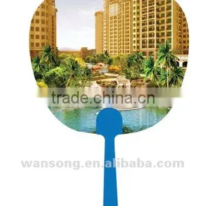 2015 New Custom Design Plastic Promotional PP Fan With Factory Price thumbnail-5