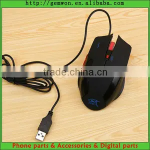 Adjustable 6 Buttons USB Wired Optical Gaming Mouse for PC Laptop thumbnail-1