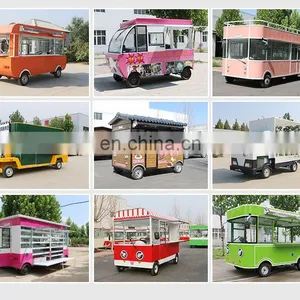 Electric Tricycle Three Wheels Vending Snack Food Cart Mobile Breakfast Snack Food Truck Trailer 3 Wheels thumbnail-2