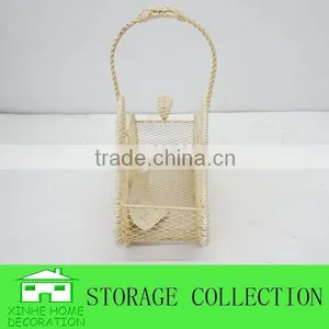 Handmade Decorative Rabbit Easter Paper Basket thumbnail-4