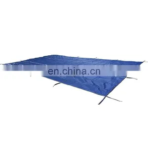 Custom Inground Rectangle Shape Stand up Heavy Duty pp Net Mesh Fabric Winter Swimming Pool Safety Cover thumbnail-3