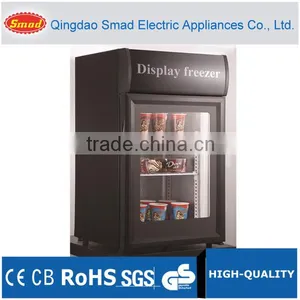 Mini Bar Cooler, Mini Drink Refrigerator Showcase, Mini Table Fridge thumbnail-2