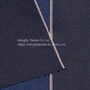8.5oz Indigo x Indigo Salvage Mens Jeans Light Denim Fabric Mens Straight Leg Selvedge Jeans Denim Fabric Suppliers W187014 thumbnail-4