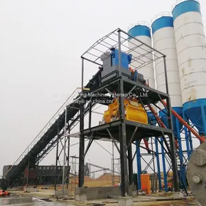 Complete Set Hzs180 Big Size Concrete Batching Plant Used for Construction thumbnail-5