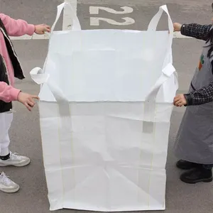1000kg Big Bag Jumbo FIBC Ton Bags Bulk Bag for Construction thumbnail-5