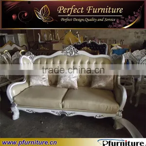 2013 Carved Wood Furniture Neoclassical Sofa PFS3887B thumbnail-1