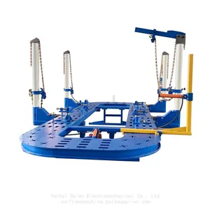Manganese Steel Car Frame Machine Chassis Straightening Bench With 4 Pulling Towers thumbnail-5