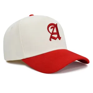 Embroidered 100% Cotton 5-Panel Sport Hats, Unisex, Adjustable Size thumbnail-1