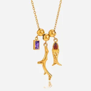 Custom Stainless Steel Necklace With 18K Gold PVD - Quick Sampling & Low MOQ thumbnail-3
