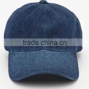 Custom 100% Denim Baseball Cap thumbnail-5
