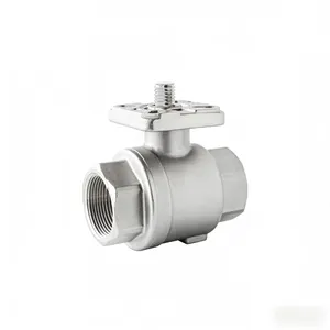 2pc 2000PSI Ball Valve With ISO5211 Direct Mounting Pad thumbnail-1