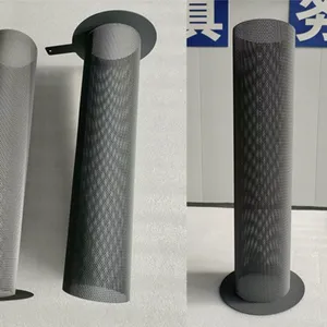 Ruthenium Iridium Oxide Anode Mesh Cylinder for High Temperature, Up to 80°C, Stainless Steel Frame thumbnail-3