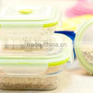 1000ml Square Collapsible Silicone Food Container thumbnail-4