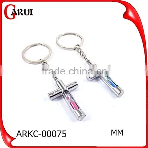 Sandglass Key Ring--Metal,China OEM & ODM Keychain thumbnail-3