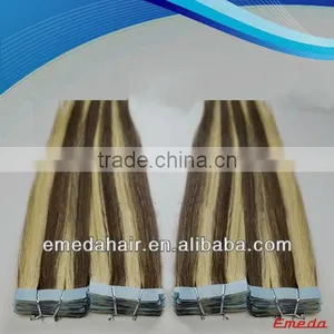 Pcolor Virgin Russian Human Hair 8a Gread Cuticle Human Hair Tape Hair Extension thumbnail-3