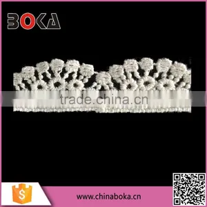 BOKA Chemical Lace ,Wholesale Cotton Guipure Crochet Water-Soluble Lace Trim thumbnail-1