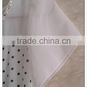 Simple Wave Point Chiffon T-shirt O-neck Girls T-shirt thumbnail-3