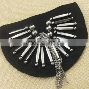 2015 New Arrive Handmade Beaded Shoulder Patches -- M114 thumbnail-2