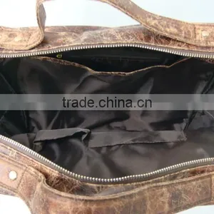 2015 Fashion PU Leather Vintage Men School Bag / Backpack thumbnail-6