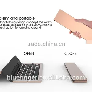 Folable Universal Bluetooth Keyboard for Windows/Android/IOStablets and Smart Phones With Stand thumbnail-4