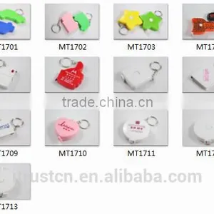 Mini White Hearts Tape Measure MT1713 thumbnail-5