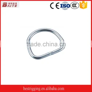 POPULAR MIDDLE SIZED RIGGING MENTAL ZINC PLATED D RING thumbnail-1