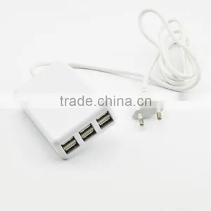 UK,EU,US,AU Plugs Plug 6 Slot Factory Price Replacement Mobile Phone Charger 6 Port USB Travel Charger thumbnail-1