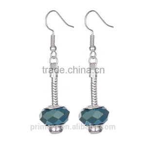 New Arrival Crystal Ball Spiral Dangle Earrings For Girl thumbnail-4