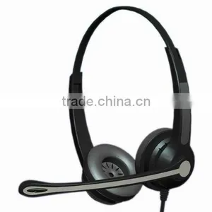 Binaural Two Ear Piece Call Center Headphone thumbnail-1