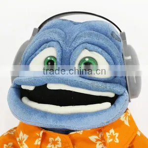 Singing Plush Toy Frog Stuffed Animal Green Big Big Frog Plush Toy thumbnail-4