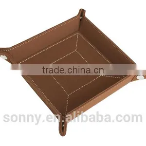 Leather Valet Coin Tray thumbnail-3