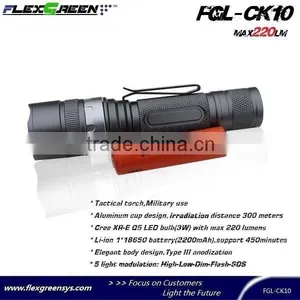 18650 Battery CreeQ5 LED Tactical Waterproof Torch thumbnail-2